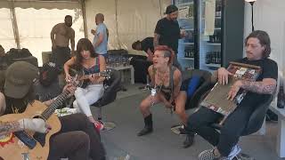 Days N Daze X Bombpops X All American Rejects - Gives You Hell (acoustic \u0026 backstage in Malmö)