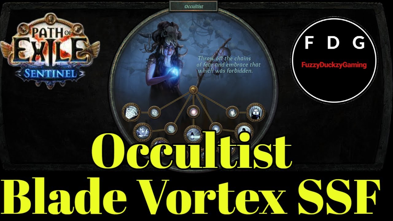 Testing Cold Blade Vortex Occultist In SSF - Path Of Exile 3.18 ...