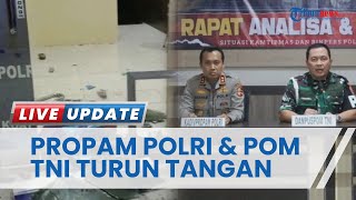 Atasi Penyerangan Markas Polres Jeneponto, POM TNI dan Kadiv Propam Polri Kunjungi Polres Jeneponto