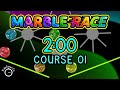2 Minute Epic Marble Race Timer! 🏆🌈 Real 2D Simulation Visual Timer