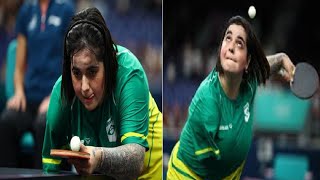 🏓【卓球】女子団体１回戦に右腕のないブラジル選手が登場　五輪とパラリンピックの両大会に出場👀