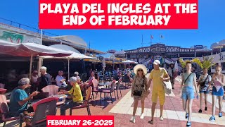 Gran Canaria 🌴PLAYA DEL INGLES AT THE END OF FEBRUARY- 2025