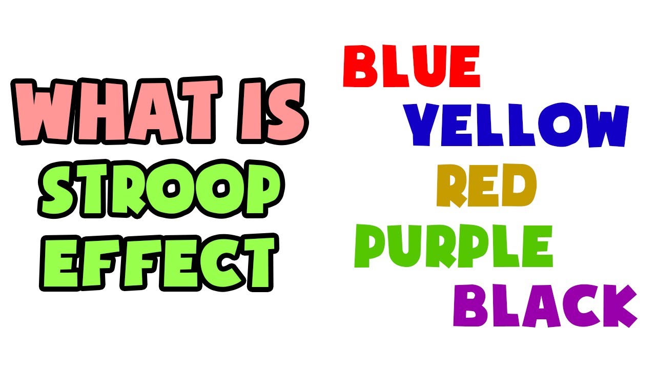 What Is Stroop Effect | Explained In 2 Min - YouTube