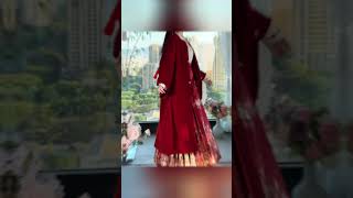 Chinese traditional clothing Hanfu Tang Dynasty red wedding dress V6048