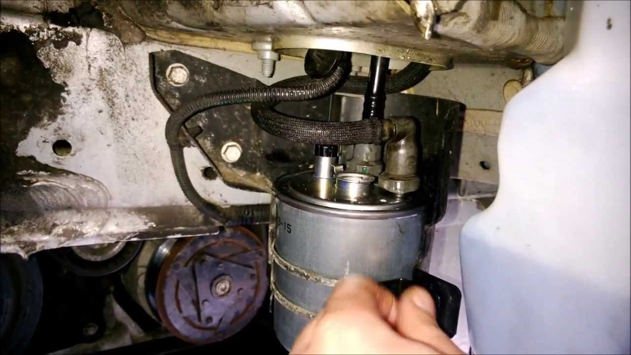 How To Change Fuel (diesel) Filter On Renault Laguna MK3 2.0 Dci. Как ...