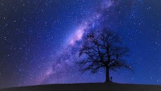 ⭐ Night Sky Stars Video with Ambient Music ⭐