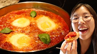 Easy Shakshuka 🔥 | Eggs in spicy tomato gravy