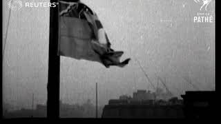 New flag for the Royal Air Force flow for the first time (1921)