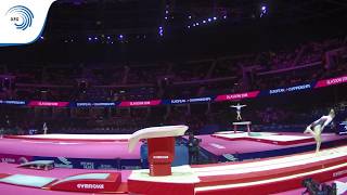 Anastasiya ALISTRATAVA (BLR) - 2018 Artistic Gymnastics Europeans, junior qualification vault