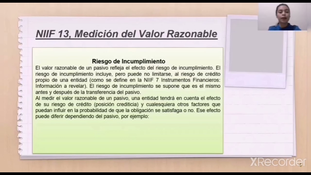 NIIF 13 Medición Del Valor Razonable - YouTube