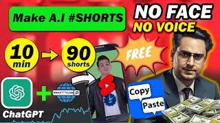 🤑$1000/month A.I SHORTS 100% FREE में बनाओ YouTube पे Upload करो NEW TRICK 🔴 LIVE PROOF