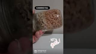 Canning fail - canned beef gone bad