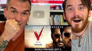 V - Official Trailer REACTION!! | Nani | Sudheer Babu