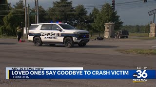 Loved ones say goodbye to crash victim