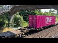 class 66 66538 66533 ‘hanjin express’ double header freightliner