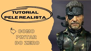 Tutorial de pintura para pele realista do zero!