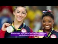 Rio Olympics 2016: Simone Biles gold and Aly Raisman silver in the floor exercise