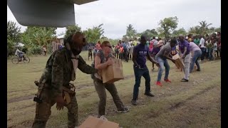 Marines with 2nd Marine Aircraft Wing provide Humanitarian aid to Haiti