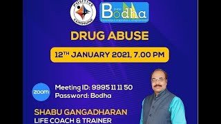 Drug Abuse by Mr. Shabu Gangadharan 12/01/2021