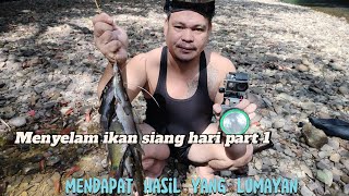 Menyelam ikan siang hari part 1//Mendapat hasil yang lumayan