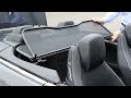 mercedes a207 e class convertible aperta wind deflector installation