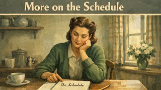 More On The Schedule