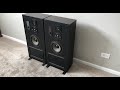 jvc sx a6 4 way tower home floor standing vintage speakers