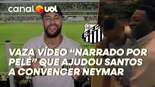 SANTOS USOU VÍDEO 'NARRADO POR PELÉ' PARA CONVENCER NEYMAR E MENSAGEM FEITA COM IA VAZA; ASSISTA!