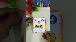 Diy Paper Game 💕 Game Book #Shorts #Diy #Art #Craft #Viral #Trending #EasyCraftIdeas