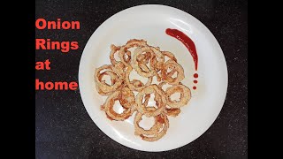 Onion rings in 5 minutes | 5 ನಿಮಿಷಗಳಲ್ಲಿ ಈರುಳ್ಳಿ ರಿಂಗ್ | 5 मिनट में प्याज की छल्ले | onion snacks