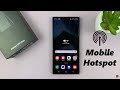 How To Set Up Mobile Hotspot On Samsung Galaxy S24 / S24 Ultra