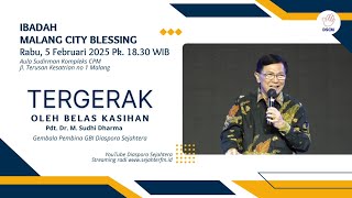 TERGERAK OLEH BELAS KASIHAN - IBADAH MCB - RABU, 5 FEBRUARI 2025 - PK. 18.30 WIB - ONISTE AULA CPM