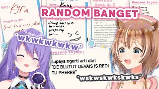 Kerandoman isi Formulir Pendaftaran English Club Risu【Ayunda Risu | Hololive】