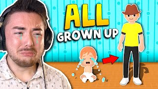 I raised a BABY in a MOBILE GAME!!! (Parenting is Sad) | Parenting Choices