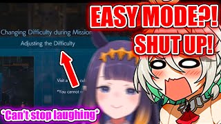 Ina and Ceci Absolutely Lost It When the Game Suggested Easy Mode【Hololive EN】