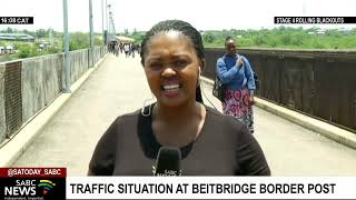 Traffic situation at the Beitbridge border post