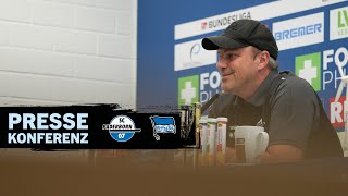 Pressekonferenz vor dem Heimspiel gegen Hertha BSC