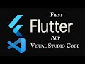 Create Flutter App Using Visual Studio Code | Hello World App | Flutter | Dart  | Vs Code