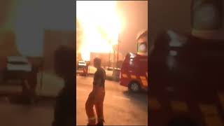 Gas Tank Blast Then Fire 🔥 in Petronas Petroleum And Gas Refinery (Malaysia 🇲🇾)