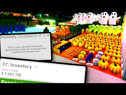 My Entire Bloxburg INVENTORY On A Plot - YouTube