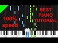 Clean Bandit - Rather Be ft. Jess Glynne piano tutorial