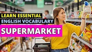 🛒🥕 Beginner's Guide to Supermarket Vocabulary in English 🛍️ | Learn 70+ Terms for Grocery Shopping