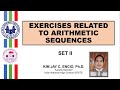 EXERCISES RELATED TO ARITHMETIC SEQUENCES (Set II)