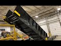 hinged steel belt conveyor by power pack