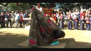 和歌山　由良　祭　南　赤色　獅子舞