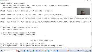 86 - ABAP OOPS - ALV by CL_SALV_TABLE(Factory Method) - Double Click Part2