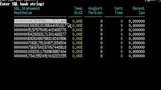 db2top: Dynamic SQL hash value cut & paste