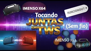 I tested the Imenso X64 and X63 speakers in TWS, did it work? How did they perform in various eco?