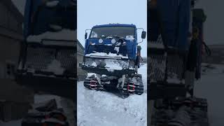 Чукотка.г Анадырь.Гусеничный вездеход Камаз/KAMAZ#shorts