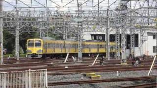 玉川上水車両基地に入庫する西武新101系261F＠SONY DSC-WX10